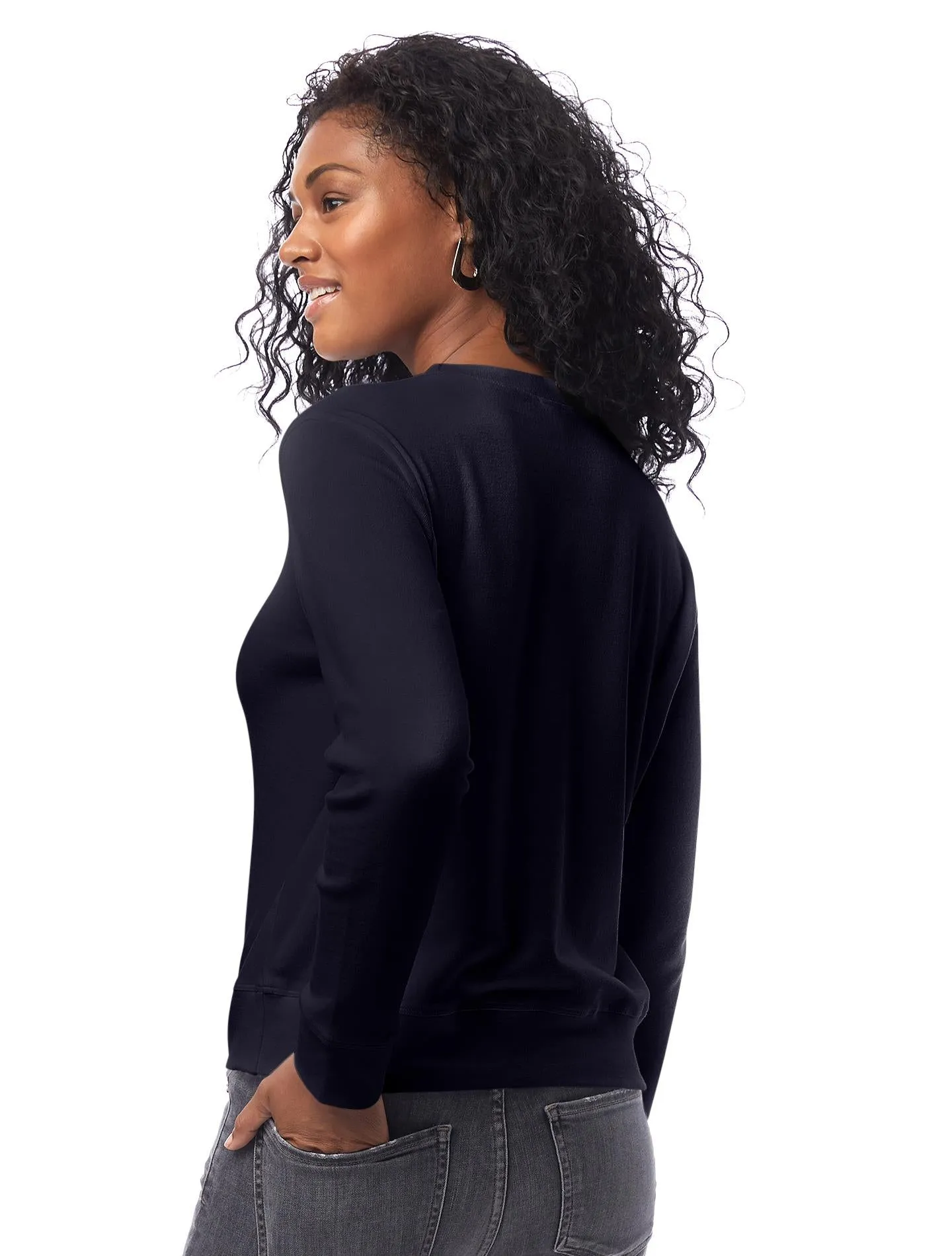 Interlock Pullover Sweater (Midnight)