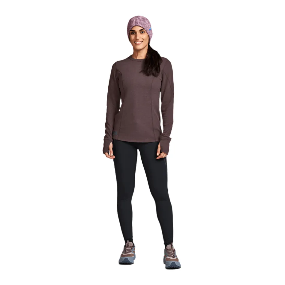 Janji Women's Waffleloft Long Sleeve in Loam AW24