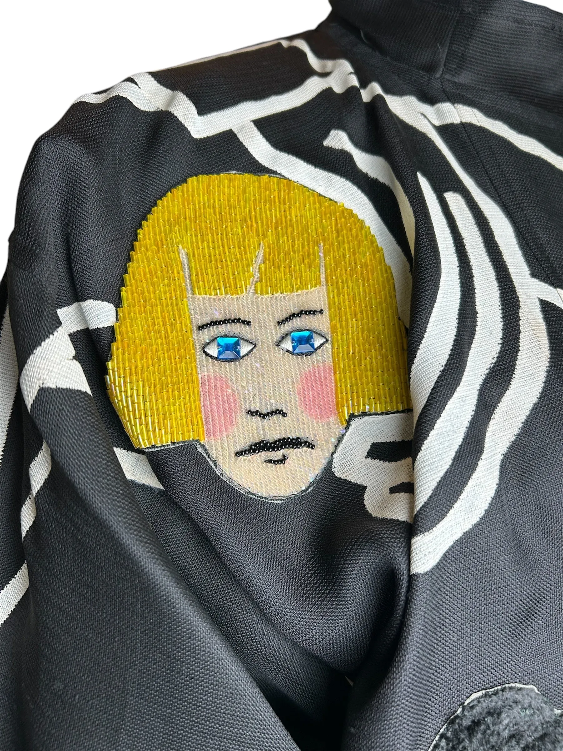 Jean-Charles de Castelbajac 1980s Unique Hands & Faces Jacket