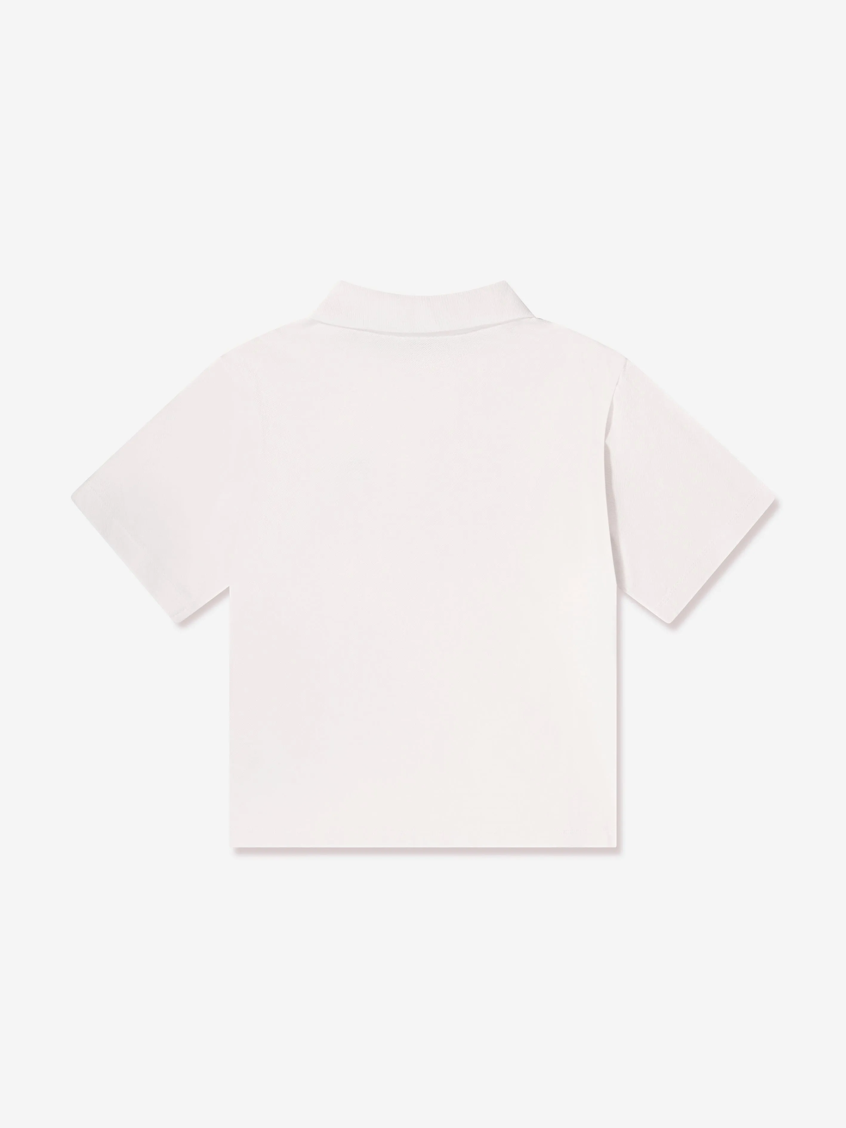 KENZO Boys Logo Polo Shirt in Ivory