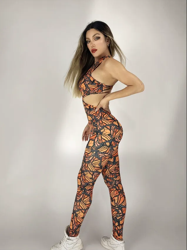 La Fitwear Jumpsuit Lana Orange