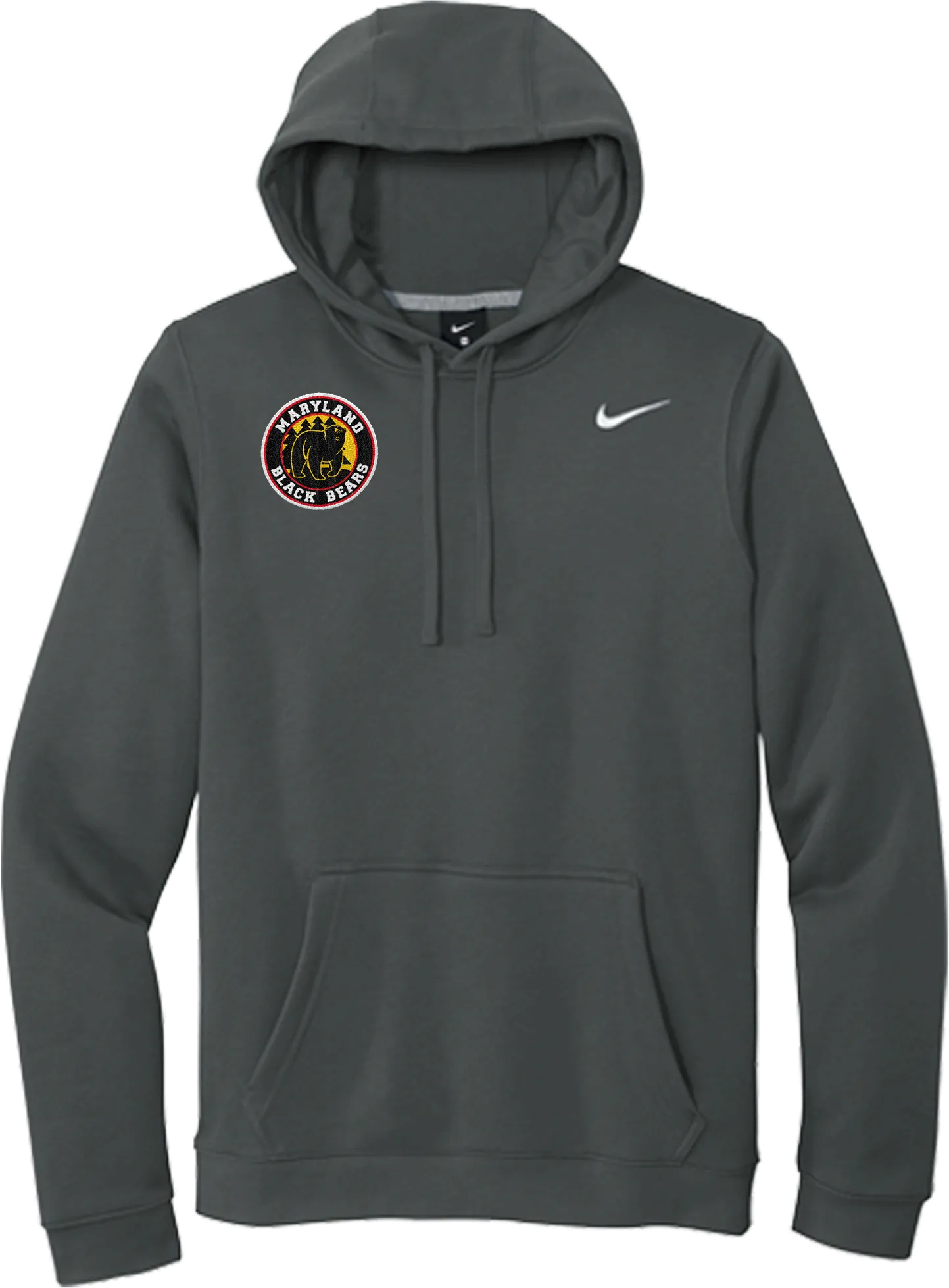 Maryland Black Bears Nike Club Fleece Pullover Hoodie