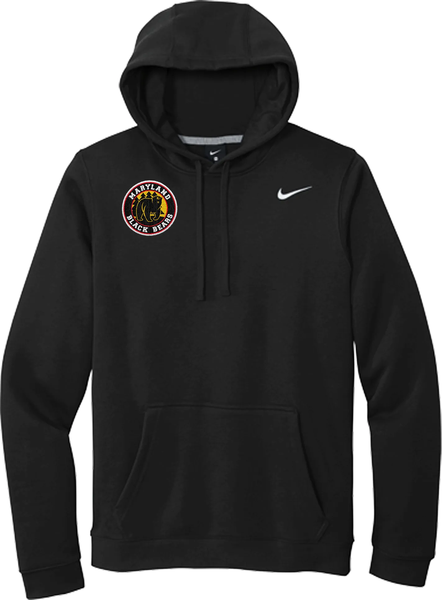 Maryland Black Bears Nike Club Fleece Pullover Hoodie