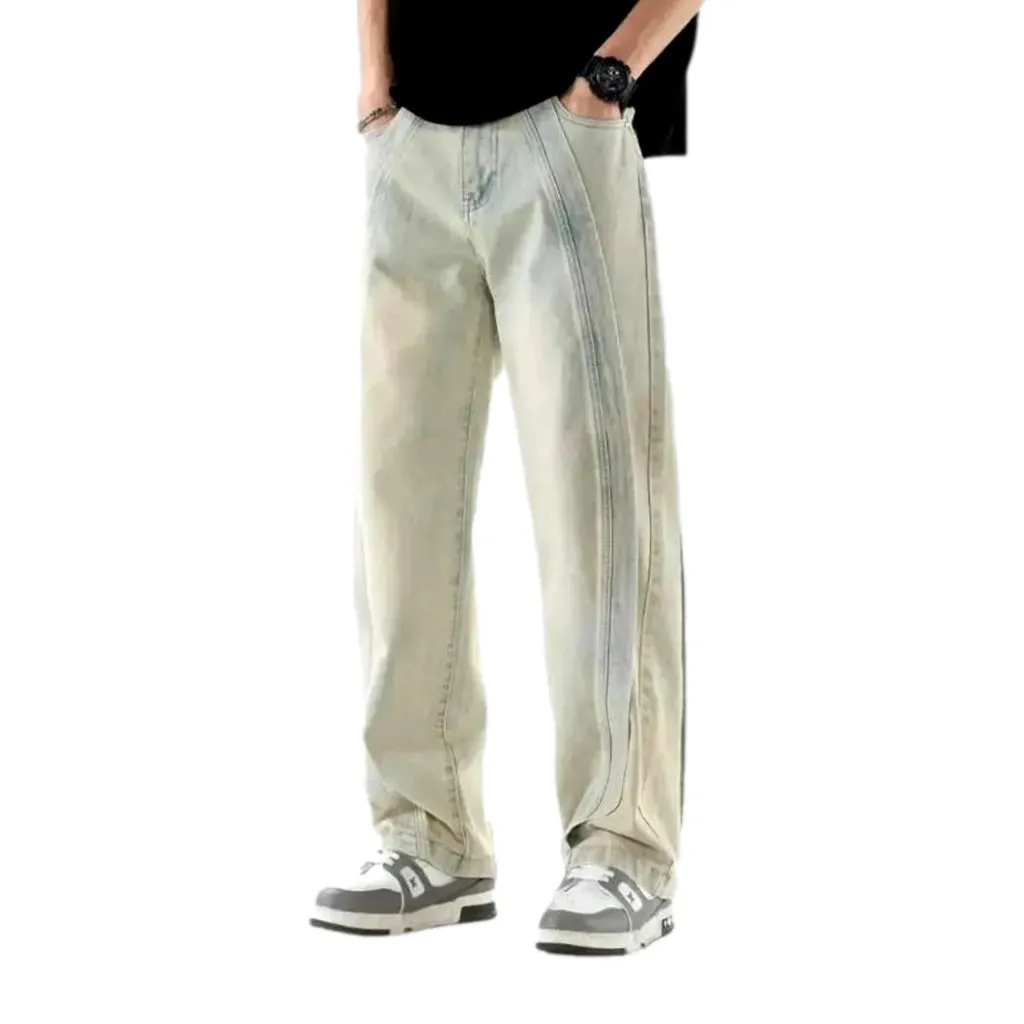 Men's layered jeans