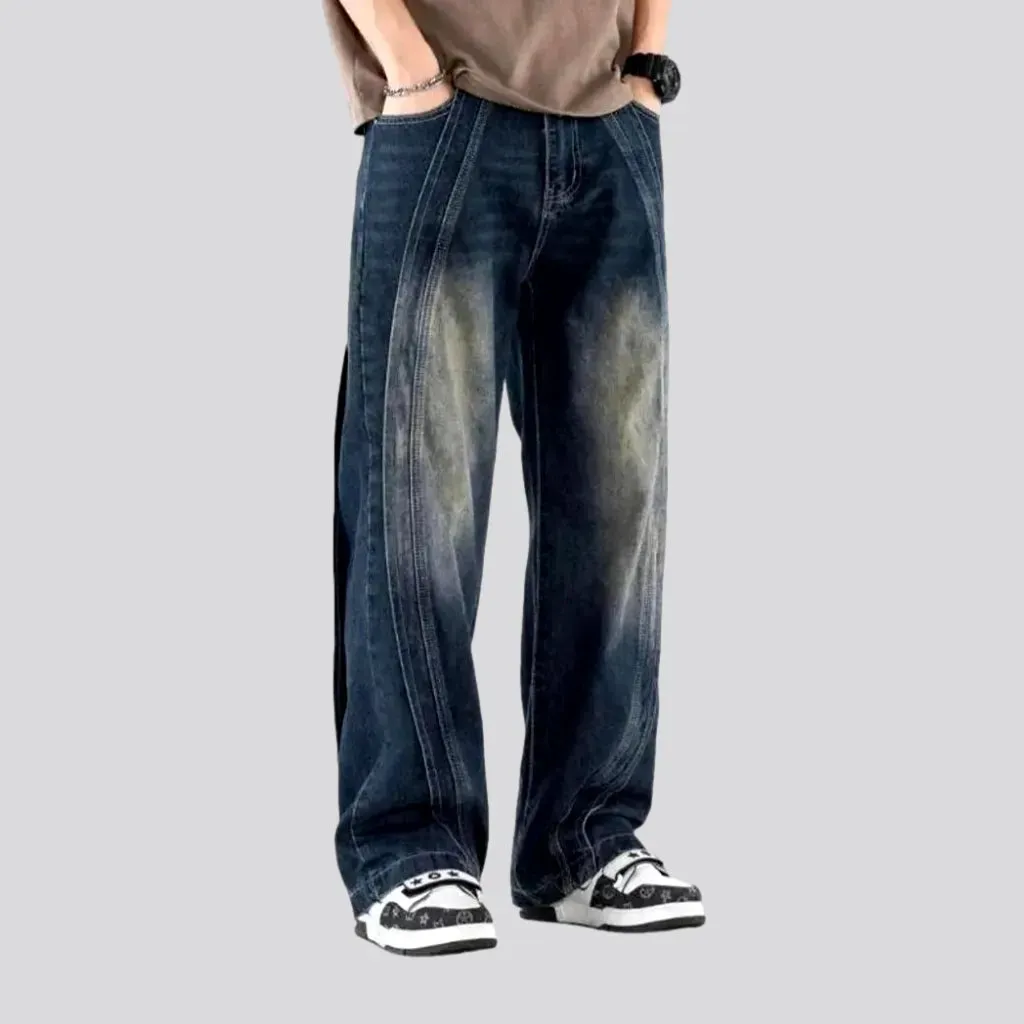 Men's layered jeans