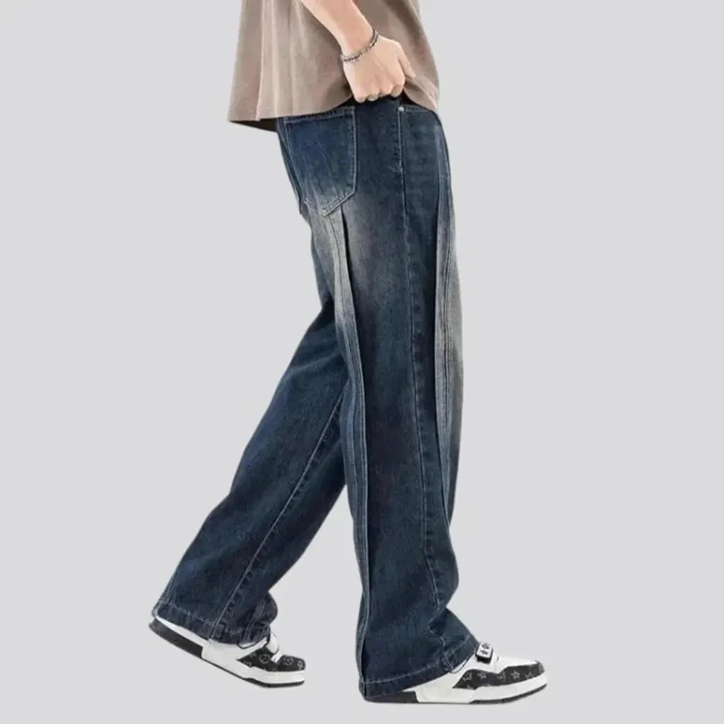 Men's layered jeans