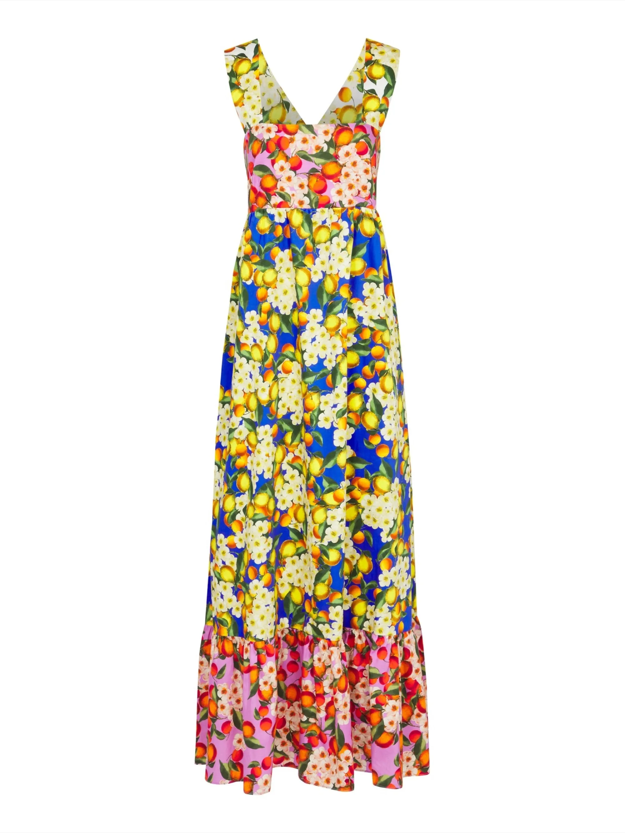 Mila Multi Floral Maxi Dress – Multicolour