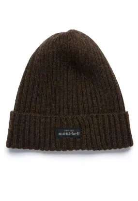 Montbell Light Rib Knit Watch Cap - Mix Brown