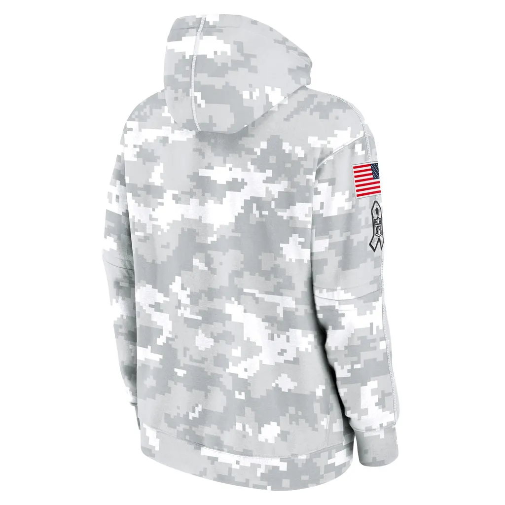 NFL Dallas Cowboys Nike 2024 Salute to Service Club Pullover Hoodie