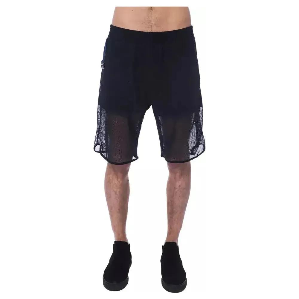 Nicolo Tonetto Black Polyester Men Short