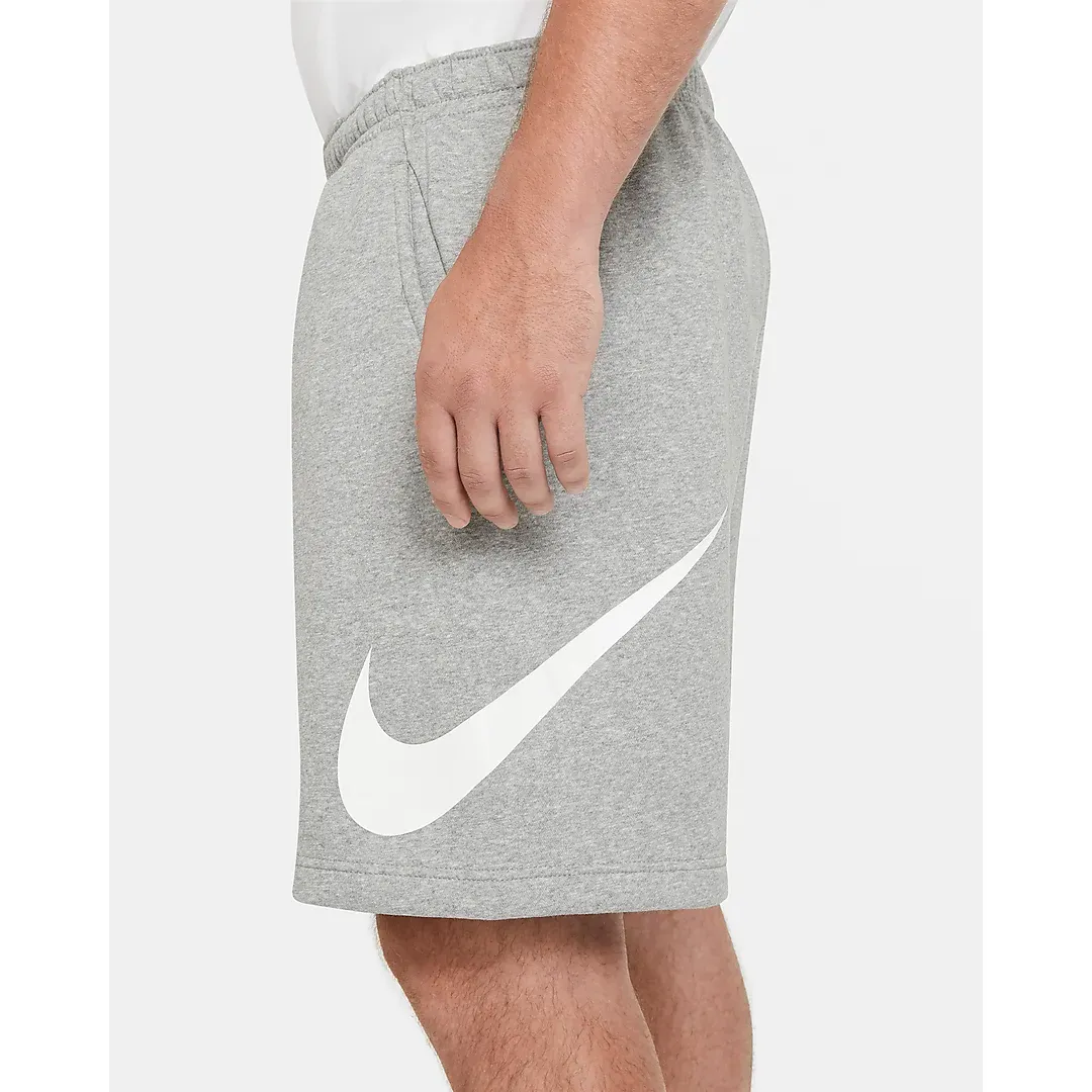 Nike Men's Sportswear Club Shorts - Dark Grey Heather / White