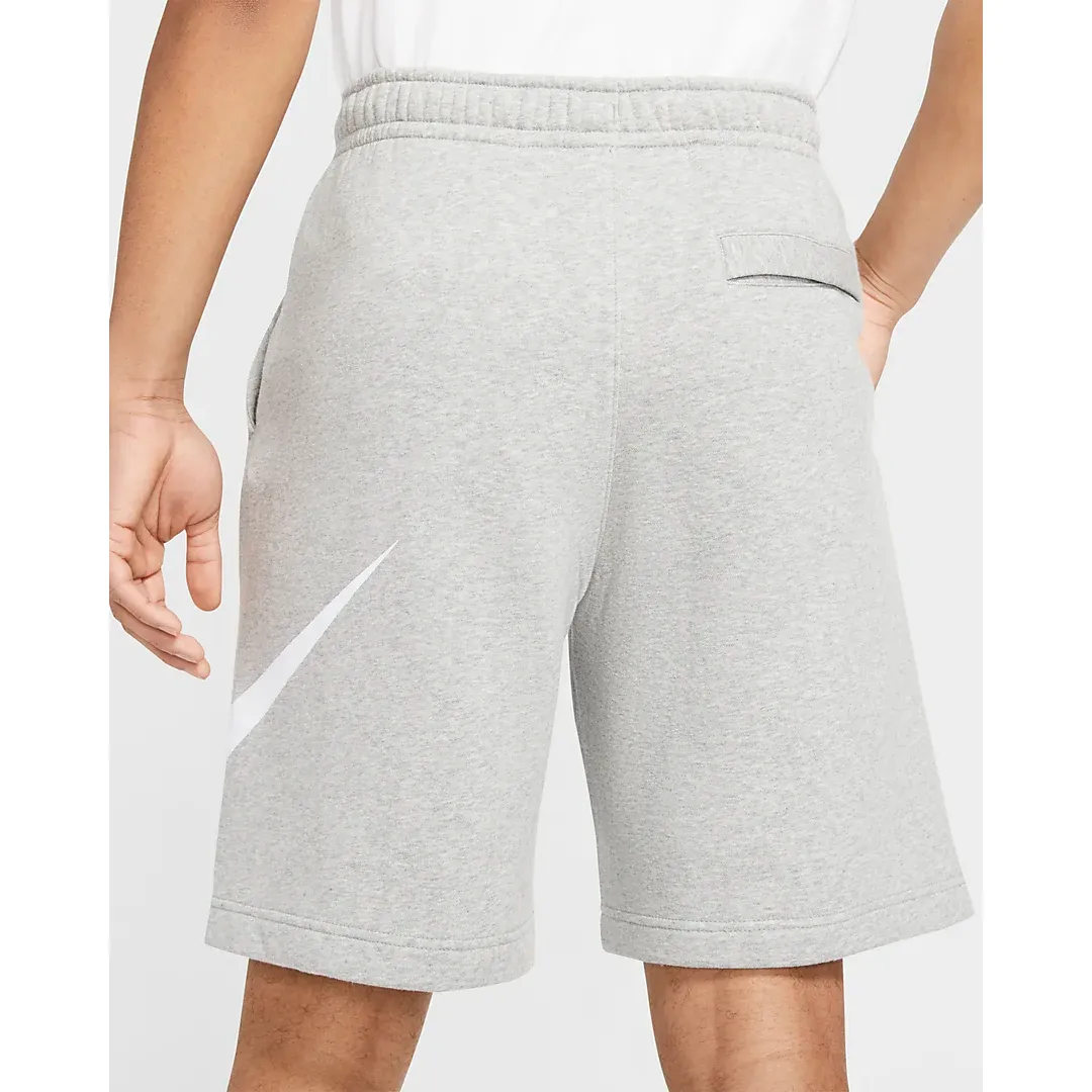 Nike Men's Sportswear Club Shorts - Dark Grey Heather / White