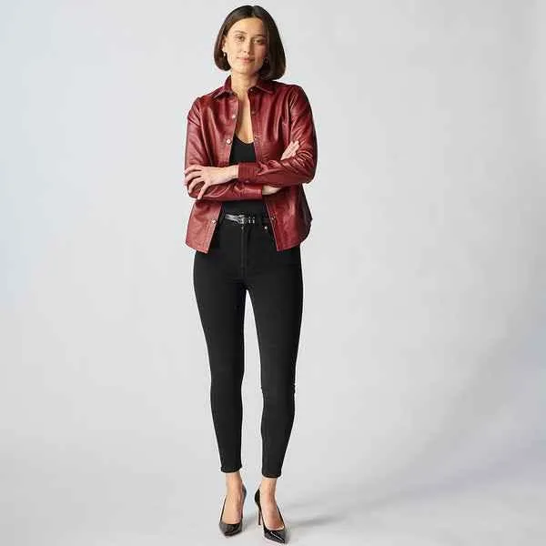 Nottingham Leather Jacket For Women