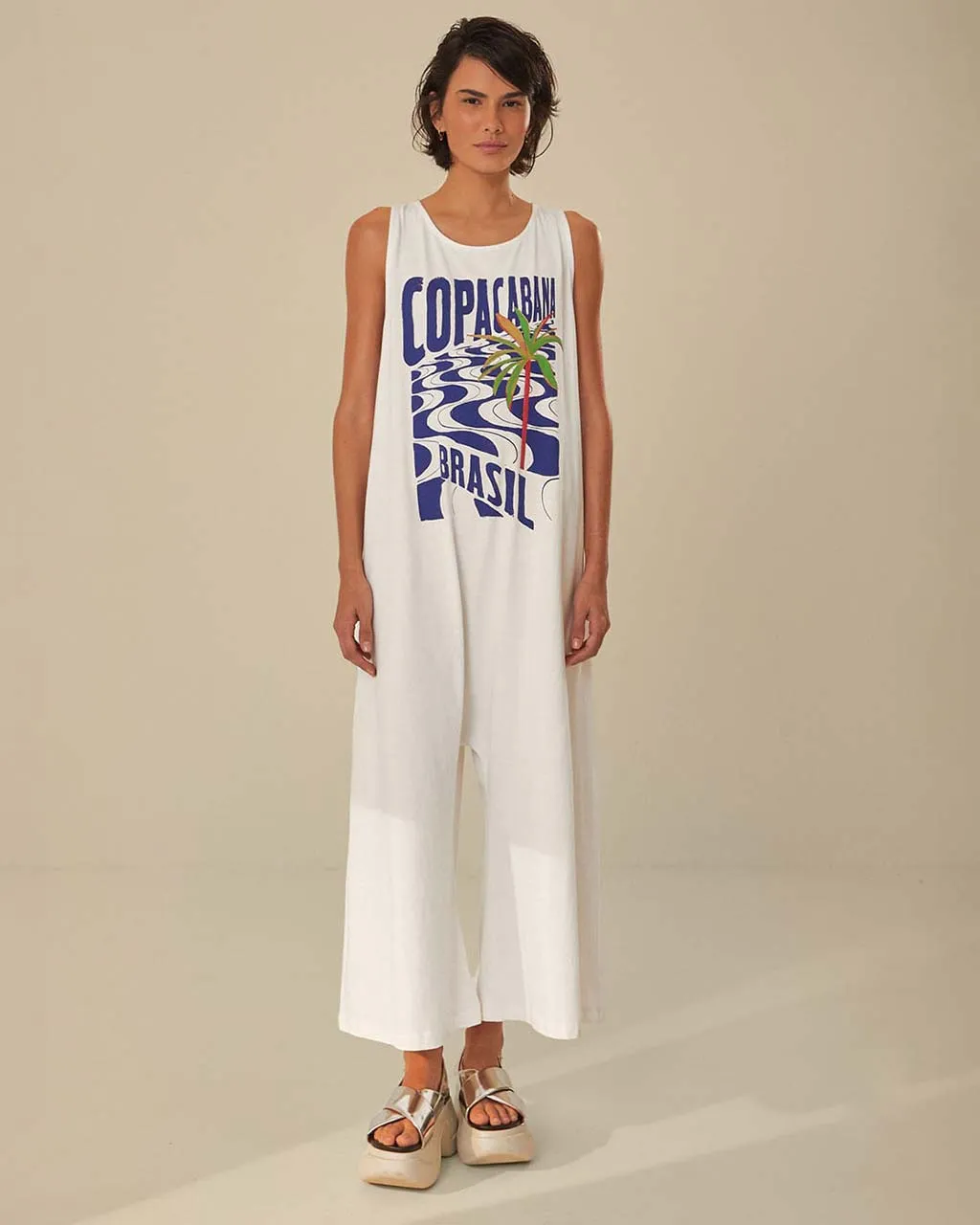 Off-White Copacabana Jersey Jumpsuit