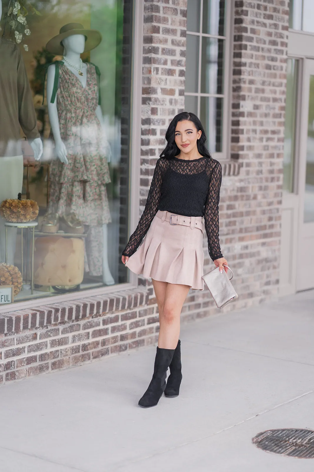 Opal Suede Skirt