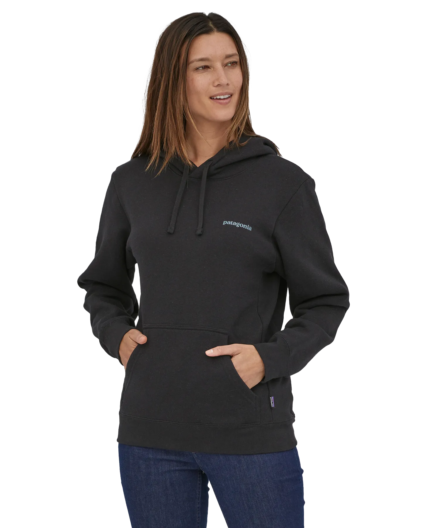 Patagonia Fitz Roy Icon Uprisal Hoodie - Ink Black