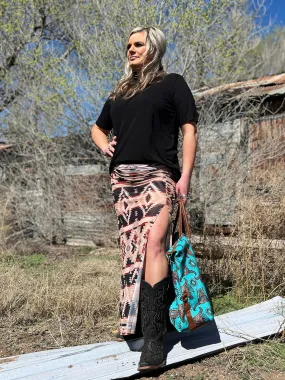 PLUS Santa Fe Slit Skirt