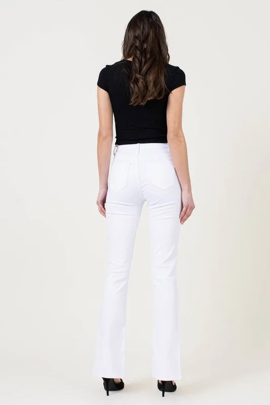 Presley Front Slit Slim Bootcut