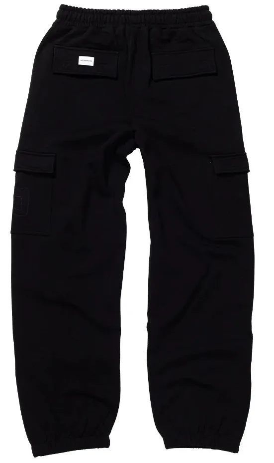 RDS Chung Cargo Self Fab Sweatpants, Black