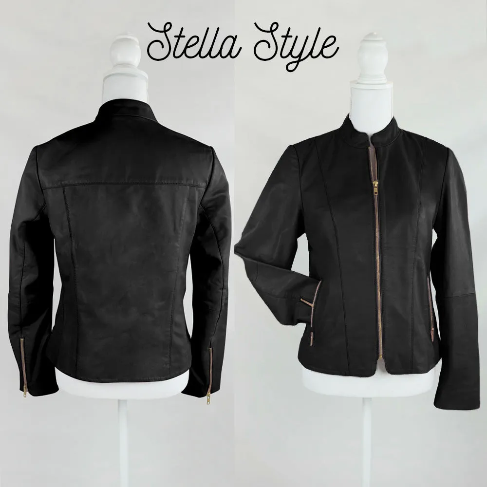 (Real Leather) Till Death Skull Leather Coat