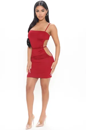 Red Tight Bandage Fashion Sexy Party Dress Lady