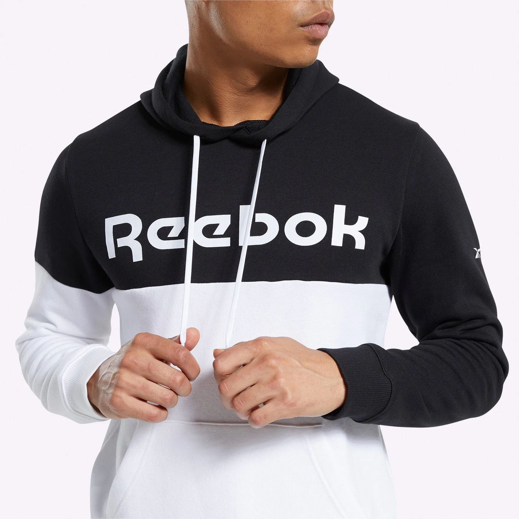 Reebok - Men's Training Essentials Logo Hoodie - BLACK