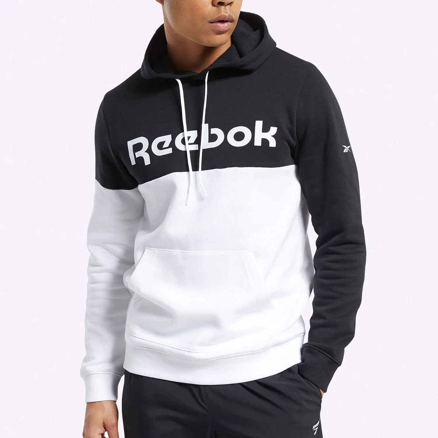 Reebok - Men's Training Essentials Logo Hoodie - BLACK