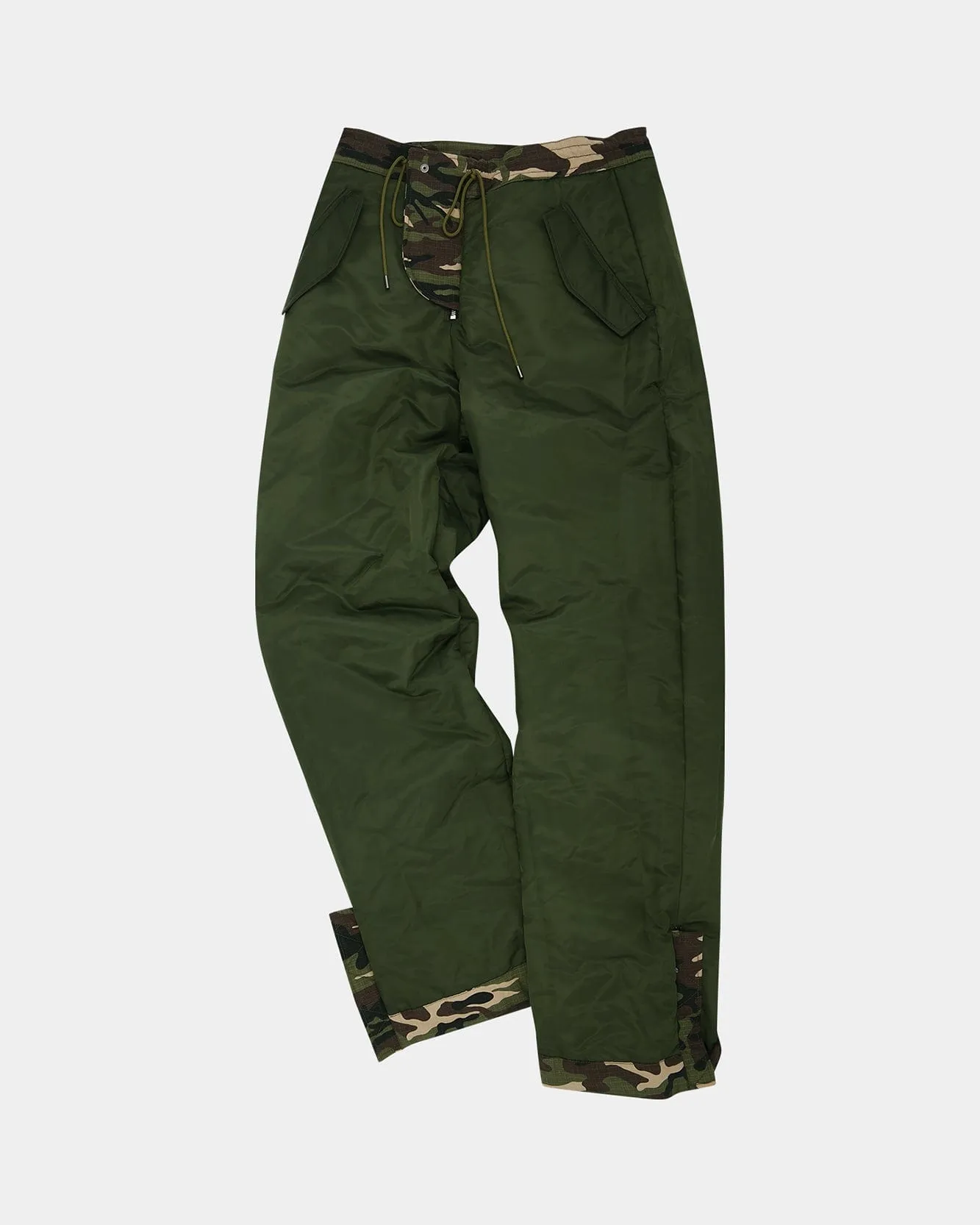 REVERSIBLE PADDED CAMOUFLAGUE CARGO PANTS apa688m(SAND)