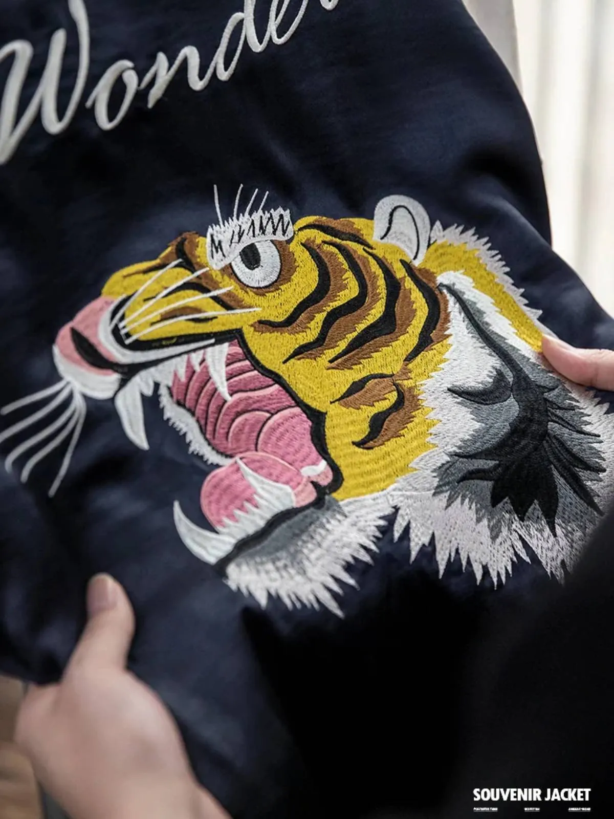 Reversible Tiger Ukiyo-e Embroidered Sukajan