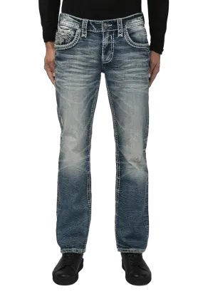 Rock Revival Men's Waterfall J200 Straight Jeans