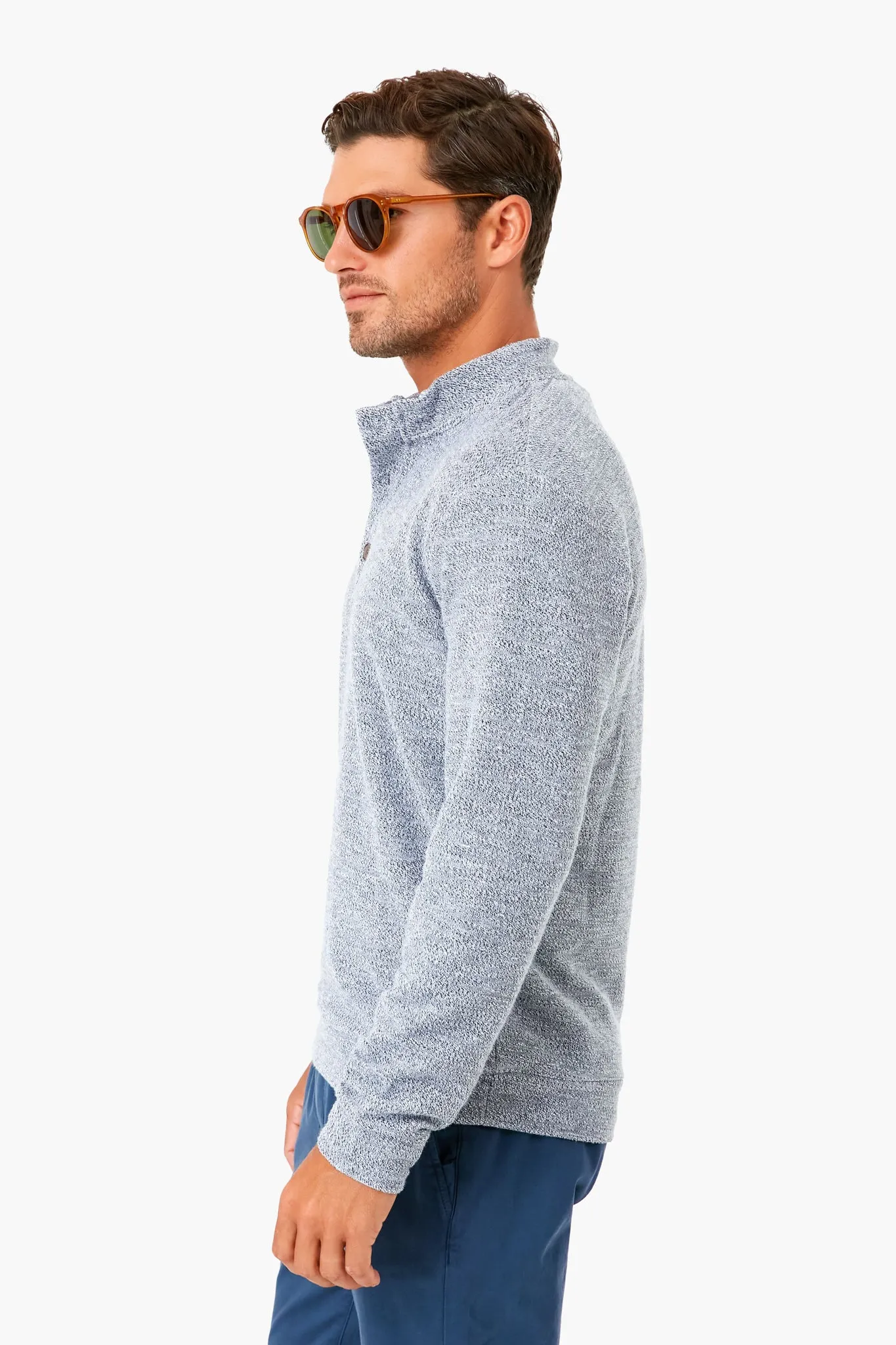 Salt and Pepper Clayton Textured Pullover