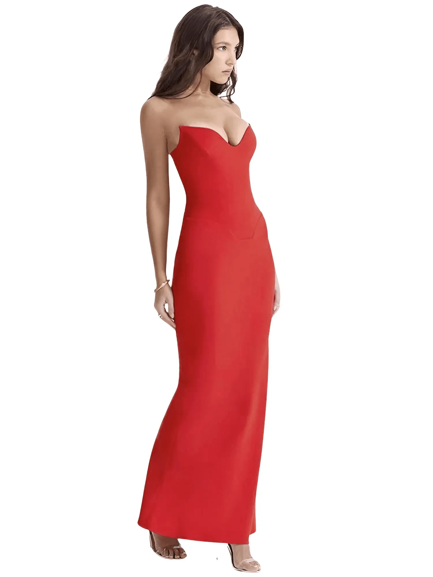 Sexy Strapless Women's Maxi Dresses