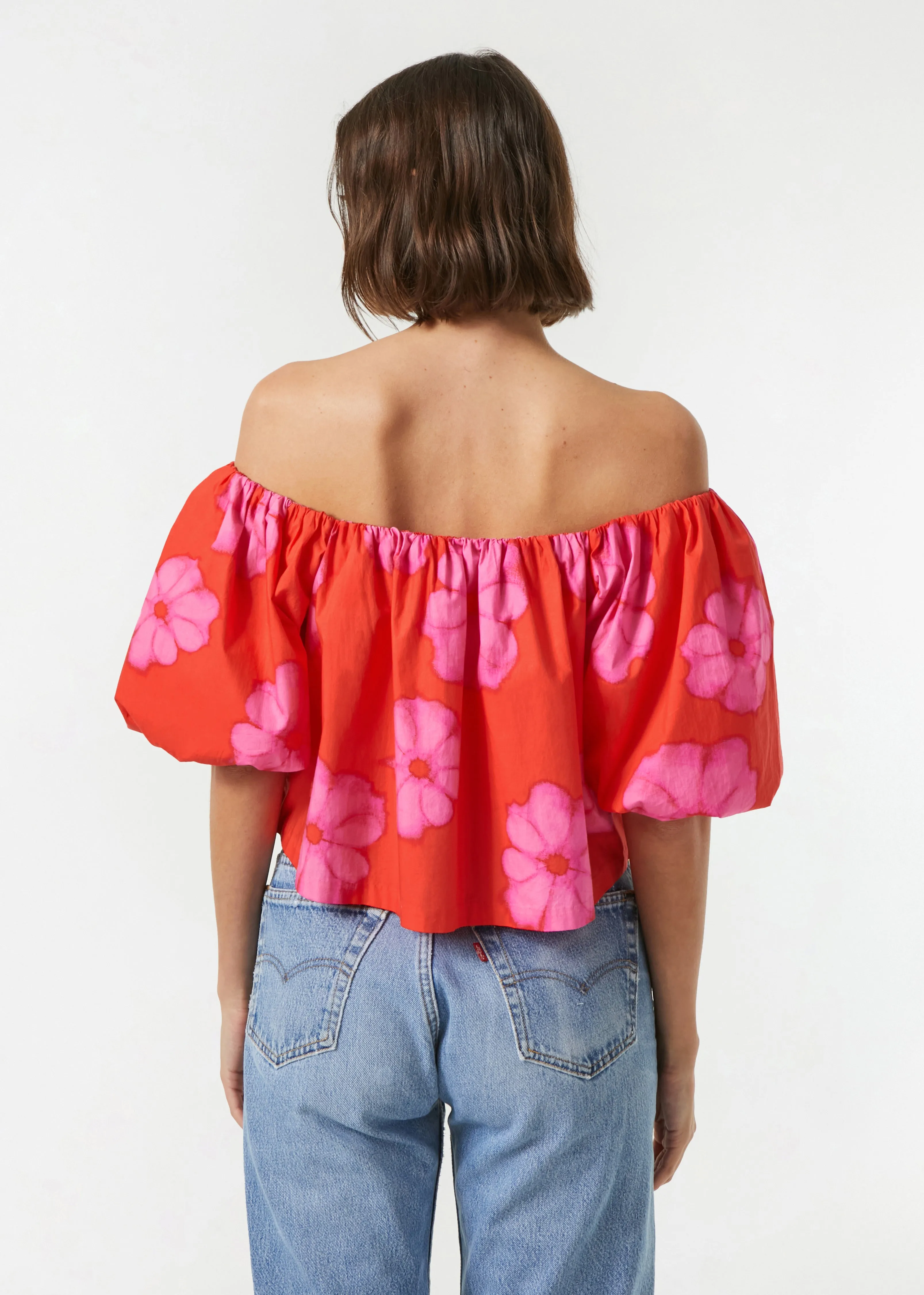 Sima Top | Scarlet Bombay Bloom Grande