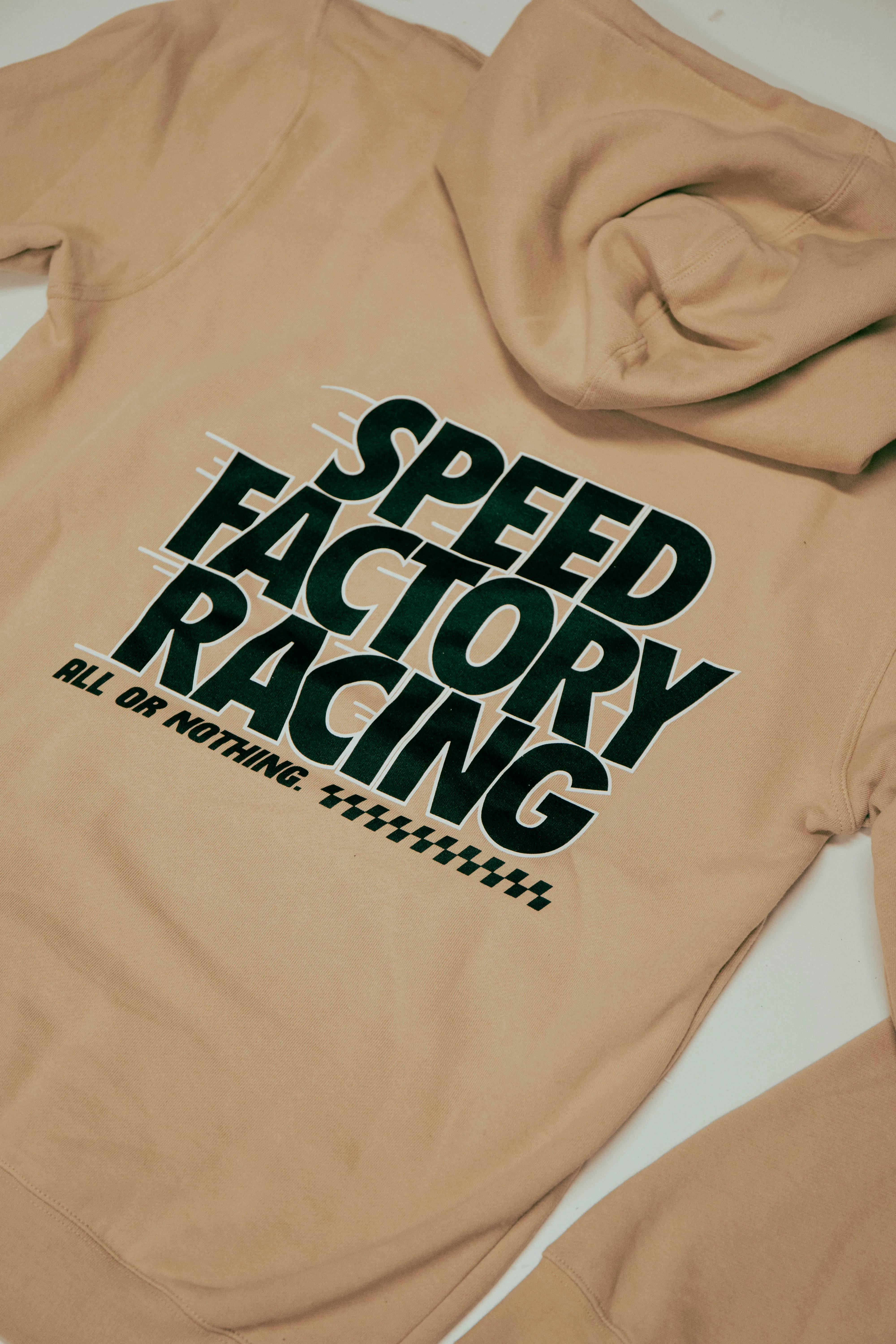 SpeedFactory Racing "All or Nothing" Hoodie (Sandstone)