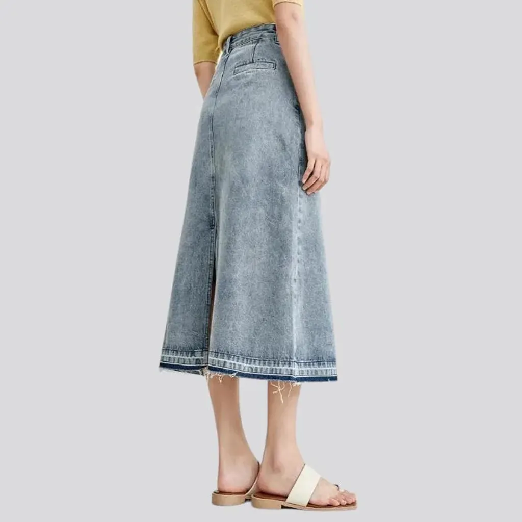 Street women's denim skirt