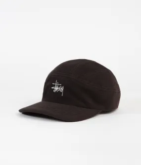 Stussy Polar Fleece Panel Runner Cap - Black