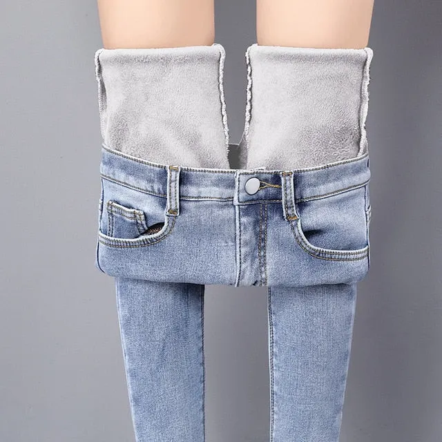 Valentina Fleece-Lined Warm Jeans