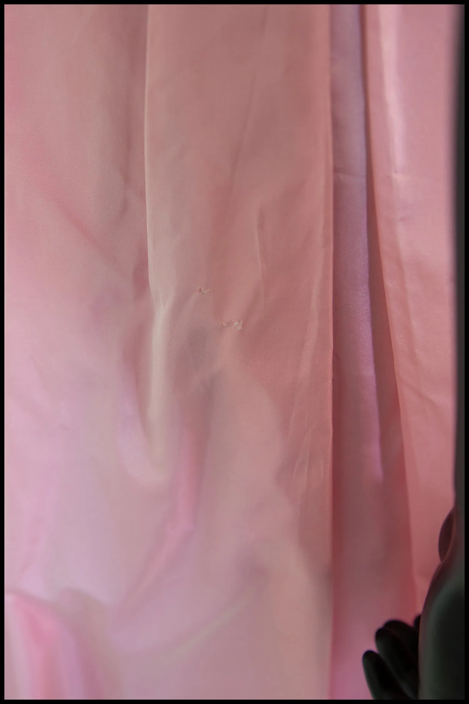 Vintage 1980s Pink Silk Ballgown Dress