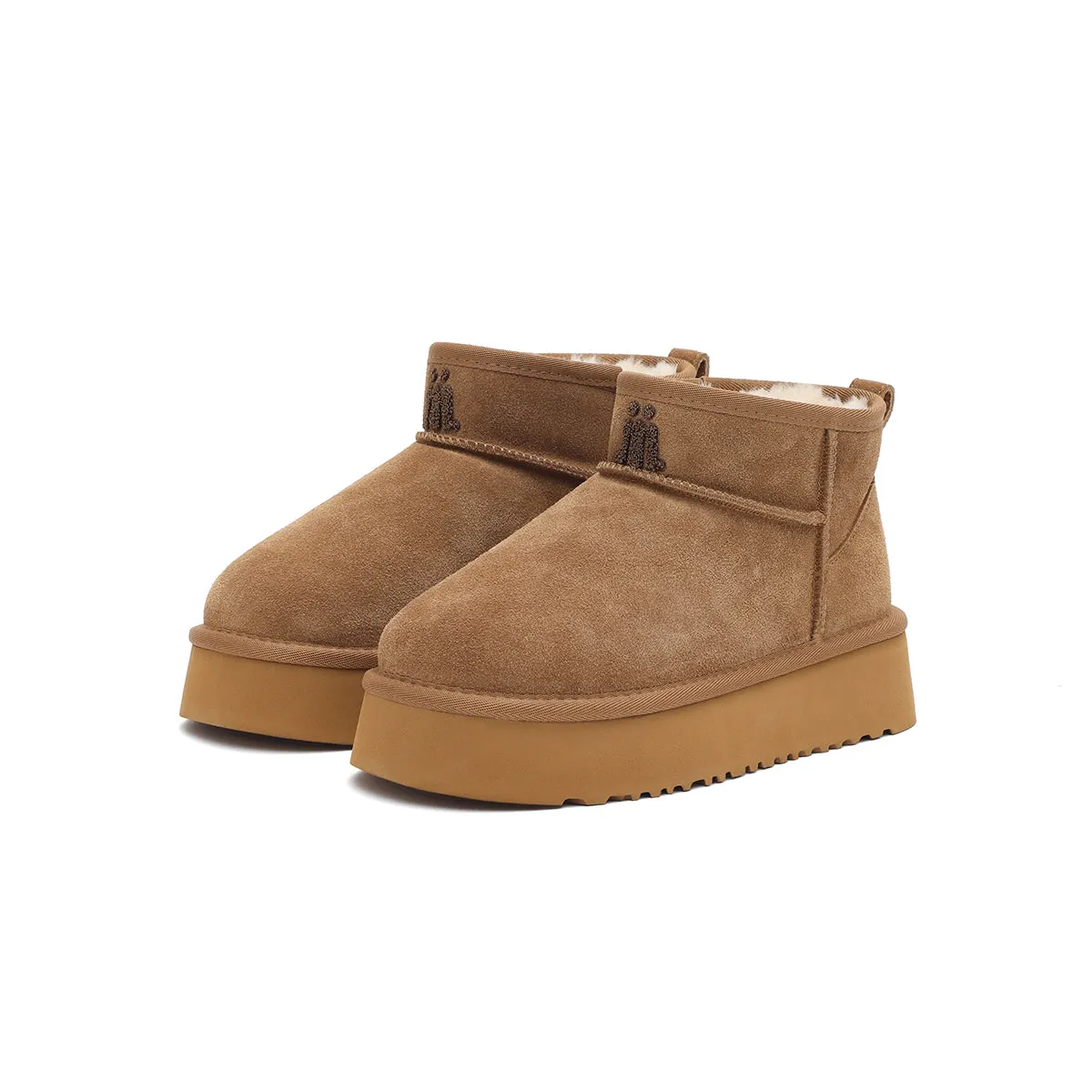 Warm Fleece-Lined Ankle Snow Boots