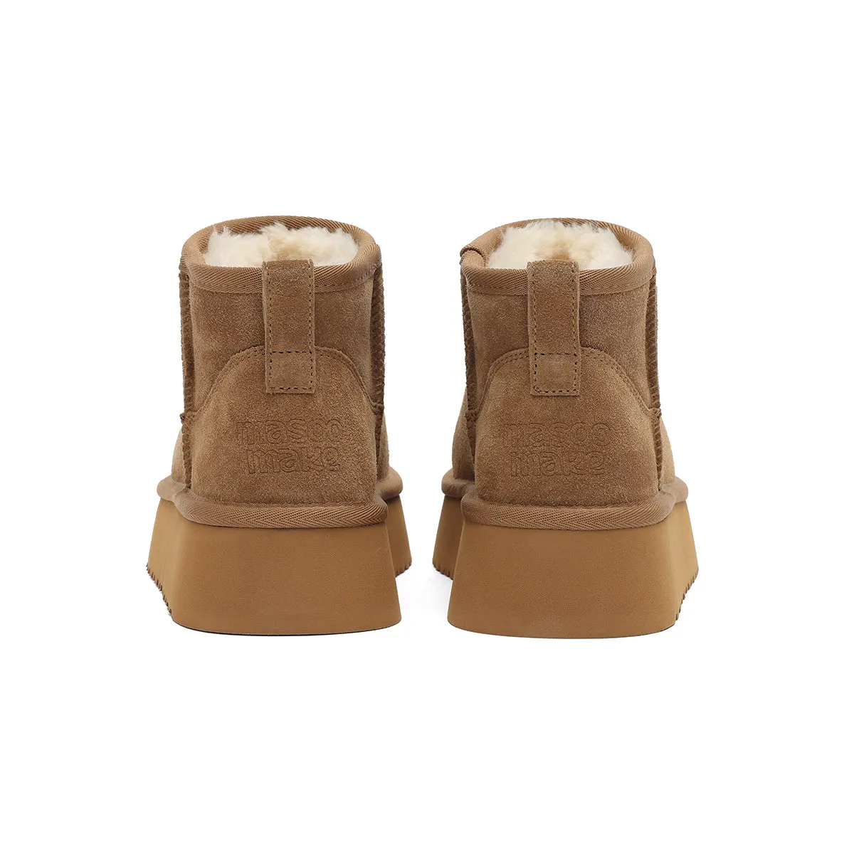 Warm Fleece-Lined Ankle Snow Boots