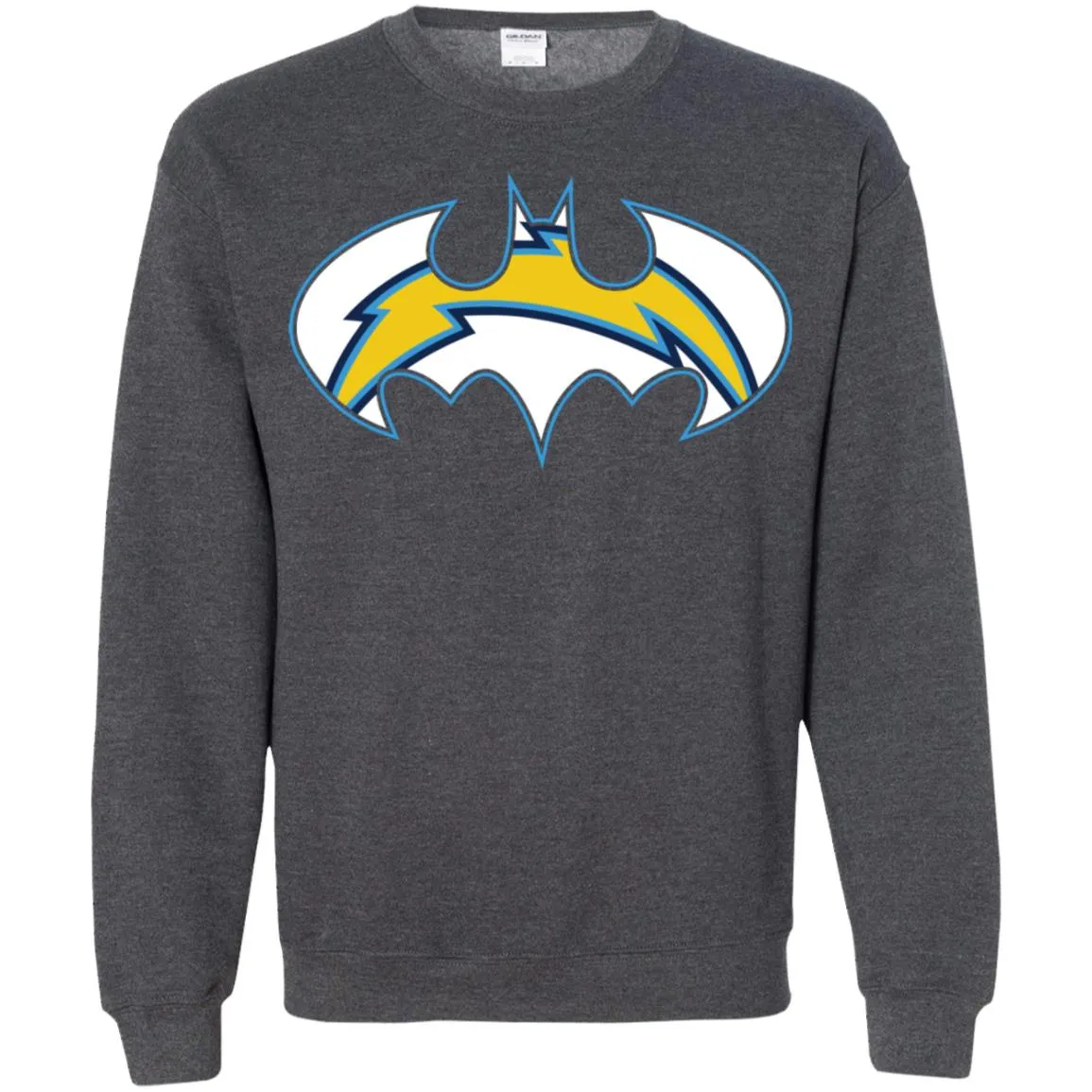 We Are The Los Angeles Chargers Batman Nfl Mashup Crewneck Pullover Sweatshirt