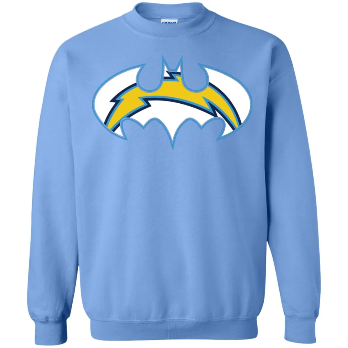 We Are The Los Angeles Chargers Batman Nfl Mashup Crewneck Pullover Sweatshirt