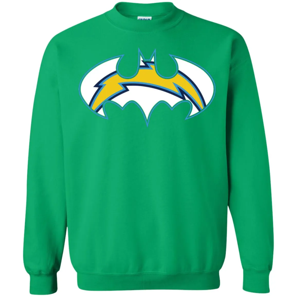 We Are The Los Angeles Chargers Batman Nfl Mashup Crewneck Pullover Sweatshirt