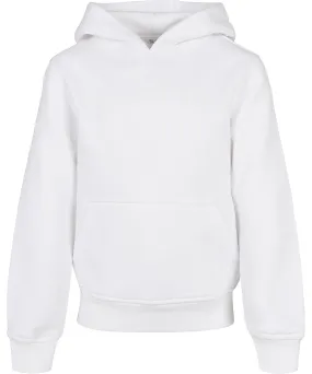 White - Organic kids basic hoodie