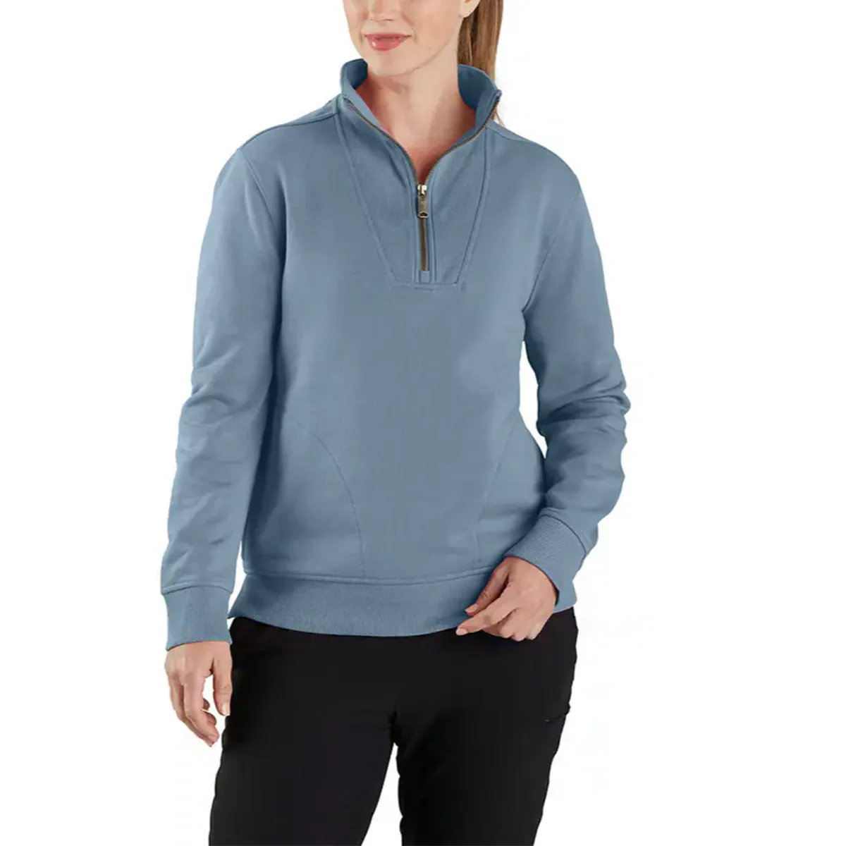 Women's Tencel Fiber Series Relaxed Fit Half-Zip Sweatshirt 106451