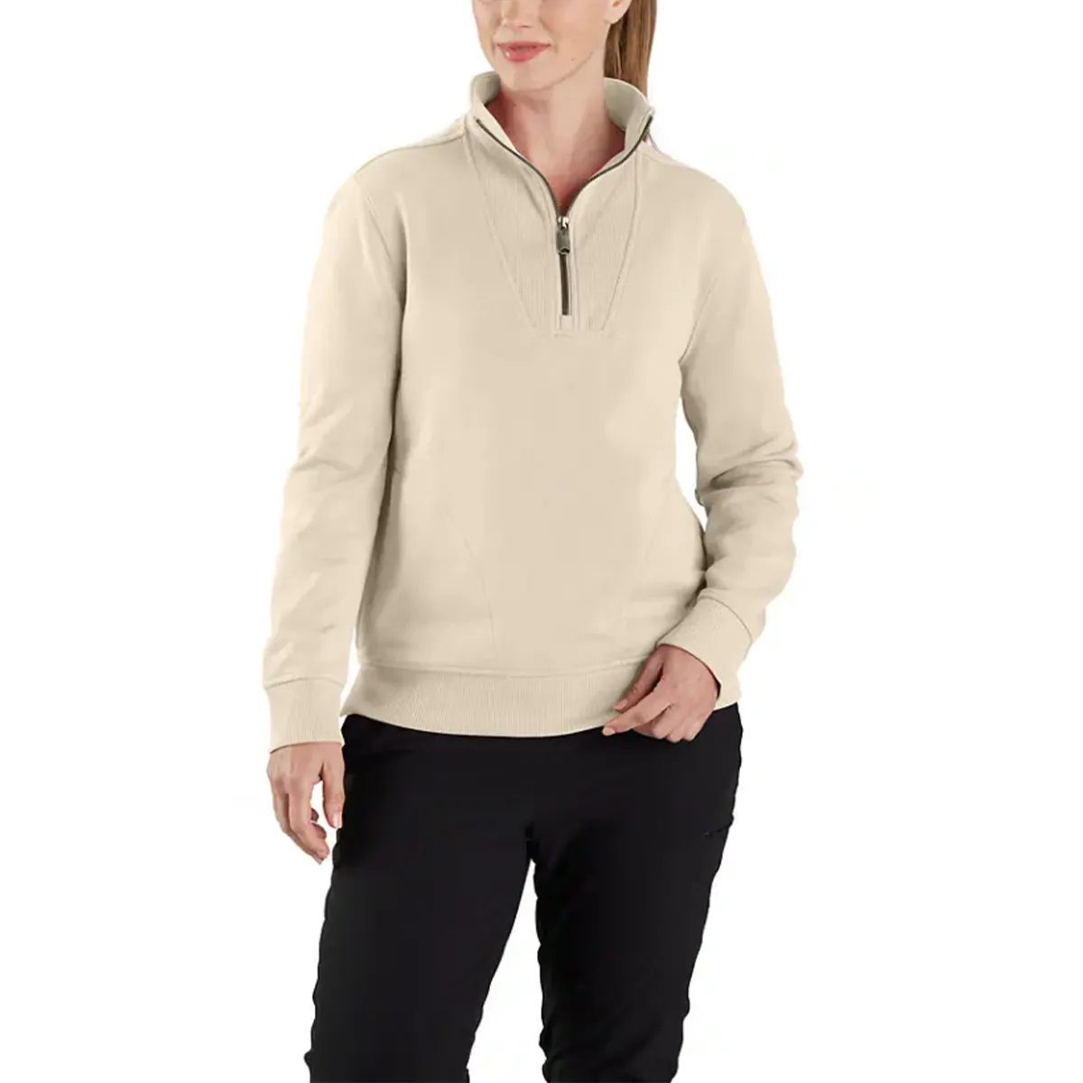 Women's Tencel Fiber Series Relaxed Fit Half-Zip Sweatshirt 106451